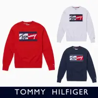 在飛比找momo購物網優惠-【Tommy Hilfiger】TOMMY 經典圓領刺繡大L