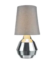 Geo Touch Lamp in Chrome