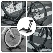 Foldable Bicycles Stand Bike Parking Rack Folding Indoor Parking Wheel Holder