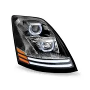 Trux TLED-H46 Incandescent Headlight, Assembly, Rh, With Led, Runnig L for Volvo