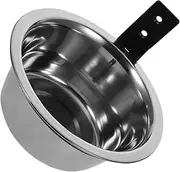 Abaodam 1Set Raised Pet Bowl Mounted Puppy Water Cat Food Basin Durable Easy to Clean Comfortable Feeding for Kittens