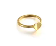 Unique Simplicity Mom Heart Shaped Signet Ring