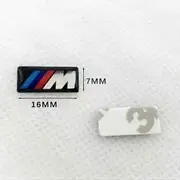4pcs 16mm 19mm Logo M Emblem Steering Wheel Badge Rims Sticker Suitable for BMW E39 E46 E30 E36 E87 E60 E90 F30 F20 X3 X5 X6 Accessories 16x7mm 4pcs