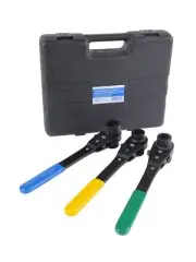 Reed Tool 02930 LVDSSET Value Line Thru-Bolt Dual Socket Ratchet Wrench Set