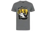 Fast & Furious Mens T-Shirt (Charcoal Marl) (L)