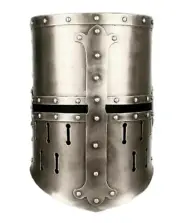 Medieval Great Helmet Knight Templar Crusader Helmet replica