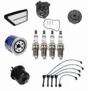 Fuel Air Filter Cap Rotor Bosch Spark Plugs NGK Wire Set For Honda Prelude 97-01 (for: Honda)