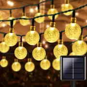 CoreLife 40FT 100 LED Crystal Globe Solar String Lights Outdoor Waterproof Party