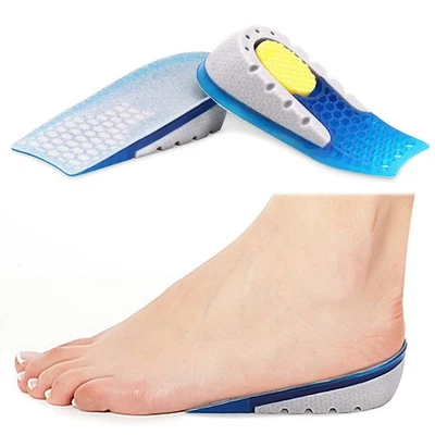 1 Pair Height Increase Heel Insole Shoe Lifting Cushion Shock Absorption