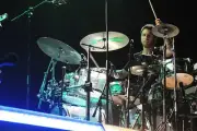 Drummer Zach Velmer of Sound Tribe Sector 9 performs Rothbury Musi- Old Photo 7