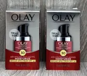 2 Olay Regenerist Micro-Sculpting Cream Face Moisturizer 0.5oz EXP: 10/2025