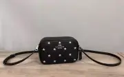COACH CZ945 Mini Jamie Camera Bag With Star Print Refined Pebble Leather Black