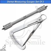 Bracket Positioning Height Gauge Measuring Vernier Caliper Orthodontics Tool Set