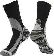 RANDY SUN Waterproof Breathable Socks, [SGS Certified] Medium, 1 Pair-grey