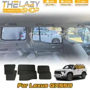 6PCS Magnetic Window Sun Shade for Lexus GX550 2024+ Car Window Screen