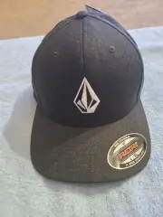 Volcom Flexfit Dri-fit Full Stone Heather Logo Hat Cap, Large/XL, NEW