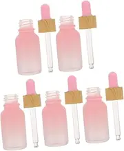 15ml Glass Dropper Oil Bottle Refillable Travel Toiletry Containers for Essential Oils Applicator Bottle Elegant Gradient Finish
