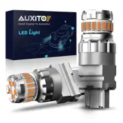 AUXITO Amber Yellow 3157 LED Turn Signal Parking Light Blinker Corner Bulb 3000K (for: Honda)