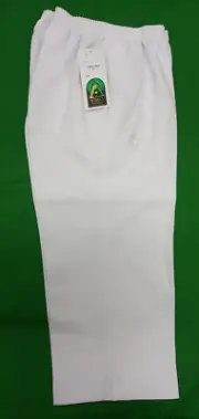 Ladies Lawn Bowls 3/4 pants PEDAL PUSHERS BA Logo WHITE Size 8 12 16 18 24 only