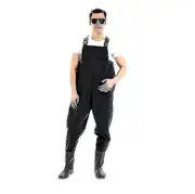 Fishing Waders With Boots And Lightweight Pants Waterproof For Men And Women black 42