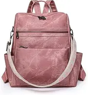 [Crysteon] Bag, Cute Ladies' Backpack, Lightweight Girls' Retro Backpack, Large Capacity Casual Travel Dual-use Shoulder Bag