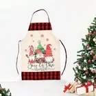 Oil-proof Christmas Apron Adjustable Chef Apron Bib Aprons New Year