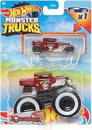 Hot Wheels Monster Trucks Bone Shaker, Includes Car