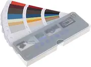 BCOATH Bulk Paint Chips Standard Sample Cards 114 Colors DIY Palette Oil Paint Card Portable Easy to Use Matching Tool