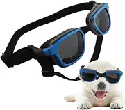 Pet Goggles Small - UV Protection Pet Goggles Windproof Dog Sunglasses | Dustproof Waterproof Pet Glasses Anti-Fog Swimming Pet Accessories for Small Dogs