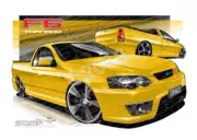 FPV UTES BF BF TORNADO RAPID A2 FRAMED PRINT (FV266)
