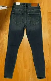 NEW TRUE RELIGION HALLE HIGH RISE SUPER SKINNY DENIM NACHO IGUANA WOMEN SIZE 26