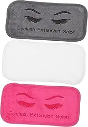 DRESSOOS 3pcs Eyelash Extension Forehead Cushions Comfortable and Soft Eyelash Grafting Pads for for Salon Use Lightweight and Portable Enhances Client Relaxation
