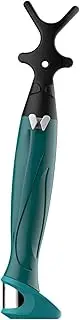 idi Toothbat - WOW Adult Floss Holder (Green/White/Black)-Patented Design Awards Winning Product, Easy, Comfort & Effective, Works Perfectly with Reach Waxed Nylon Floss