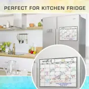 A3 Large Magnetic Fridge Weekly Monthly Calendar Planner A4 White Board Set AU