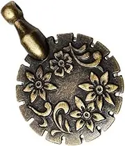 Yarn Cutter Pendant Round Thread Cutters Pendants Antique Gold Color Yarns Cutter Gifts for Sewing MachineSimple and Sophisticated Design Sewing Thread Thread and Floss