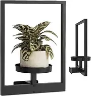 Vertical Planters,Picture Frame Plant Holder, Picture Frame Wall Plant Holder Wall Live Frames Decor Metal for Couple Mom Grandma Women