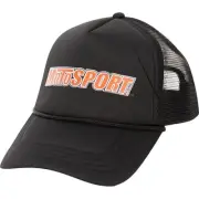MotoSport Foam Trucker Hat - Black