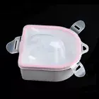 Pink Manicure Soak Bowl Finger Nail Art Tips Soaker Treatment Remover Wash Tool
