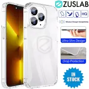 For iPhone 14 13 12 11 Pro MAX X XS MAX XR 8 7 6 Plus SE Clear Shockproof Case