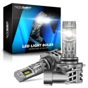 NOVSIGHT A500-N63 2PCS 6500K Car LED Headlight Bulbs 20000LM/Pair Cool White IP68 Waterproof LED Headlamp