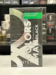 Benetton Colors Man Black Intenso Eau de Parfum for Men 3.4 fl. oz. / 100ml
