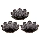 Incense Burner, Incense Holder for Sticks, Lotus Incense Stick Holder with6949