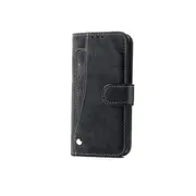 Frosted 360 Degree Rotating Case with Holder & Card Slot for Galaxy S10e (Black)