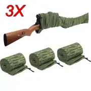 3PC Large Gun Sock Cover Silicone Treated Hunting Rifle Shotgun Protection Cover