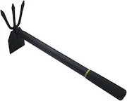 Garden Hoe and Cultivator, Long Heavy Duty Hand Hoe with Tiller,2 Section Handle, Carbon Steel Blade, Cultivator Hoe Garden Tools for Loosening Soil, Digging, Weeding