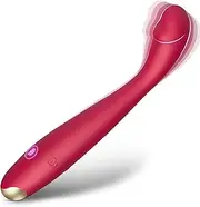 G Spot Vibrator Powerful Dildo - with 10 Vibration Modes & Heating Function, Bukinler Vibrating Personal Massager for Clitoris Vagina and Anal Stimulation, Clitoral Vibrator Adult Female Sex Toys & Game (red)