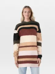 Stripe Pattern Knit Jumper