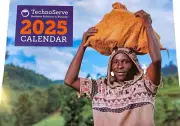 2025 8 x 10" Wall Calendar TechnoServe Business Solutions to Poverty FREE SHIP