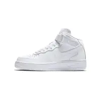 在飛比找蝦皮商城優惠-Nike Air Force 1 Mid GS 全白 中筒 