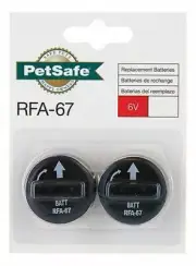 Petsafe Dog Bark Collar Control Replacement Battery RFA-67D Dog Fence Training